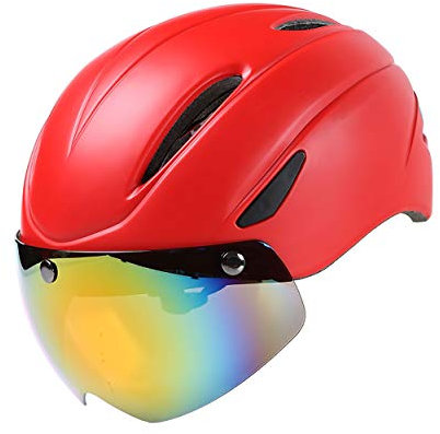 STRTG Unisexe de Casque de Vélo, Visière de Protection Magnétique Adulte Casque de vélo,Casque de vélo de vélo de VTT Casque Multi, pour Cyclisme pour Scooter Tourings Sport