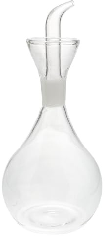 Cabilock Ölflasche Glasflasche Olivenöl Spender Kochen Öl Essig Messspender mit Ausguss Ölflaschen zum Befüllen Olive Oil Dispenser Oil Bottle für Küche und BBQ 400ml