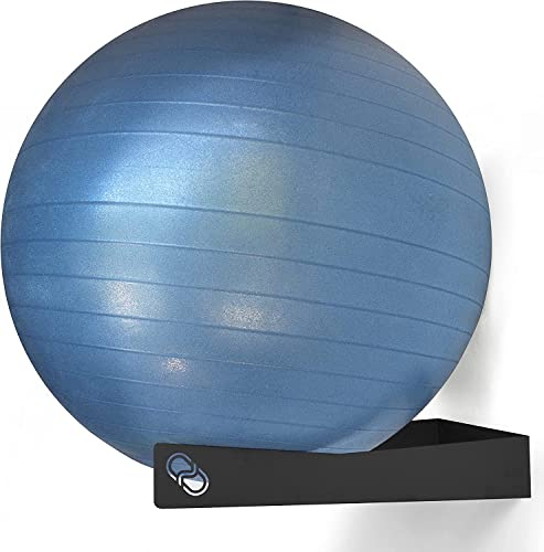 MEOLLO Wandhalterung für Pilates-Ball, Yoga, Fitness, Balance, Physiotherapie und Ball für Schwangere, 100% Kohlenstoffstahl