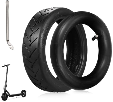 mizikuu Ruedas Macizas 8.5 Pulgadas para Patinete Electrico, 8 1/2 Neumáticos de Reemplazo Cubierta Exteriores e Interiores Antideslizante para Xiaomi M365/M365 Pro/1S/Pro2