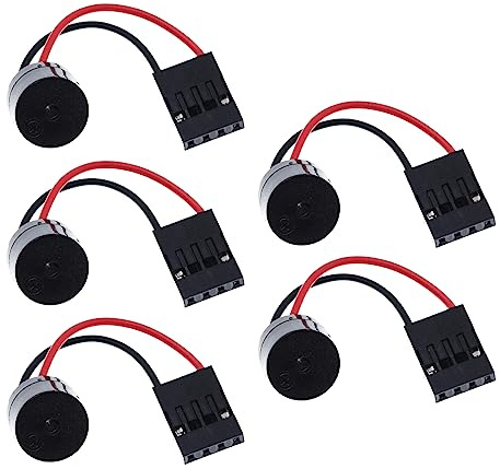 5pcs/set Motherboard Speaker PC Computer Mainboard Speaker Mainboard Case Beep Buzzer Speaker Connector Plug Internal Speaker Mini Case Buzzer Power On Self Test Beep