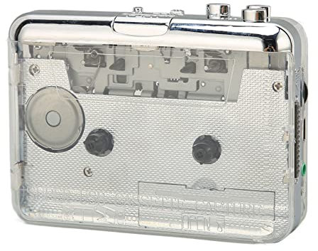 LOCADENCE Reproductor de Casete portátil, Radio FM con Sonido estéreo Claro multifunción, Reproductor de Casete con alimentación USB con Conector para Auriculares de 3,5 mm