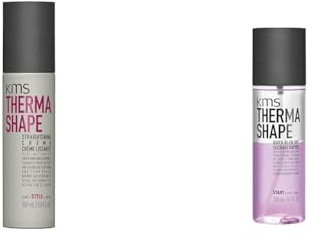 KMS Anti-Frizz-Pflegeroutine mit Föhnspray & Stylingcreme. Für unruhiges Haar, Gegen Frizz