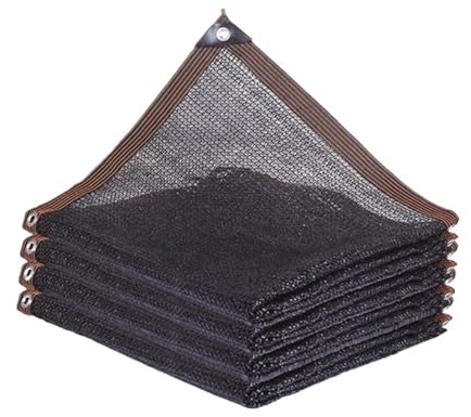 Bâche de protection UV noire 3 m x 6 m, 4550 % anti-soleil, durable et légère, pour jardin, terrasse, serre et protection des plantes