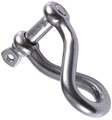 Heavy Duty Marine Shackles Stainless Steel Screw Pin Small Twist Shackle Connector For Connecting Chain And Rope Resistant