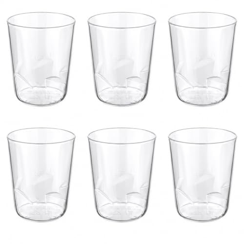 BEYCODENT Mehrweg Trinkbecher 6er-Set | 150 ml Kunststoffbecher, bruchfest & spülmaschinengeeignet, ideal für Camping, Kinder & Outdoor – Made in Germany (klar/transparent)