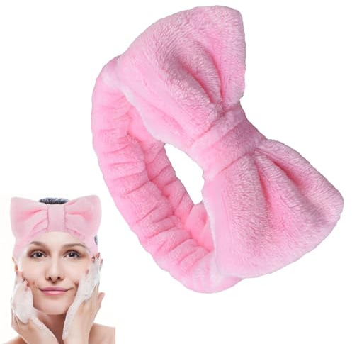 Bandeau Lavant Visage | Serre-Tête À Noeud Pour Le Lavage Du Visage Femme - Serre-Tête de Bain Capillaire - pour Douche Spa Sport Yoga Maquillage Soins du