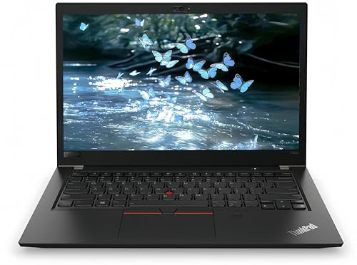 Lenovo ThinkPad T480s Business Laptop Notebook da 14 pollici, Intel Core i5-8350U, 8 GB RAM, SSD da 256 GB, tastiera US QWERTY Windows 11 Pro (ricondizionato)
