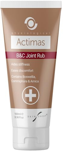 Actimas Boswellia & Commiphora Joint Pain Relief Cream 100ml – Natural Arthritis Support for Stiff, Aching Knees, Hands & Back | Vegan Anti-Inflammatory Muscle & Joint Rub | Made in UK (100 ml)