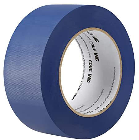 3M 3M00I 06978 T9873903J 2' x 50 yds. Blue Vinyl Duct Tape 3903, One Size