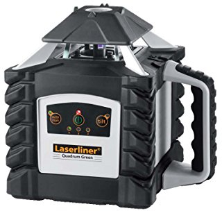 Laserliner Quadrum Green 410 S – Laser Levels (Rotary Level, Black, White, 3R)