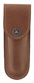 Max Capdebarthes 13812 Etui « S100 », Cuir « Pérou », Port Horizontal/Vertical pour Couteaux de 11/12 cm de Manche.