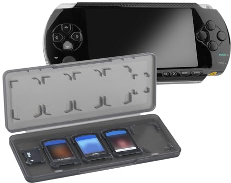 OSTENT Boîte de rangement 10 en 1 pour carte mémoire Sony PSV PS Vita Noir