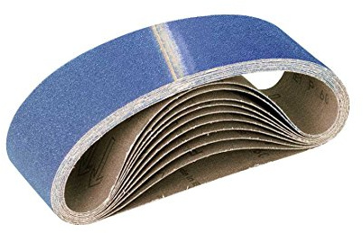 RETOL Schleifbänder, 533 x 75 mm (10 Stk.), Korn 36 | f. Handbandschleifer, Zirkonkorund