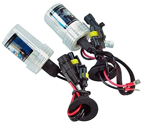 Coppia lampade bulbi kit XENO xenon H7 55w 6000k 12v lampadina luce HID ricambio fari
