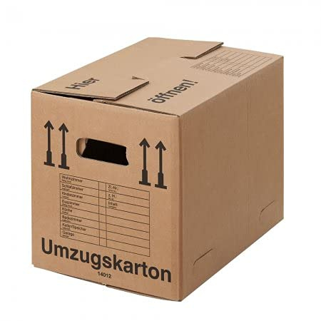 BB-Verpackungen 90 x Umzugskarton Compact 500 x 350 x 370 mm (extrem stabil 2-wellig) - Sets zwischen 10 und 150 Stück