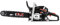 NAX POWER PRODUCTS 300C motore 45 cm3 1.6 kW barra guida 16 40cm Briggs & Stratton prodotto con licenza sistema di rimbalzo Low Kickback motosega a scoppio motosega, Nero