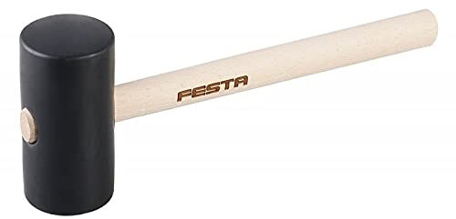 FESTA - Martello professionale in gomma, 1 kg, 70 mm, 36 cm