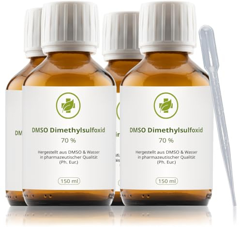 vitalundfitmit100 DMSO 70% nach Ph. Eur., 150 ml Braunglas, 3+1 gratis