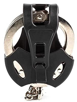 MiOYOOW Handschellenetui Handschellen Gürtelclip Etui Handschellenholster Schnellverschluss Handschellenhalter