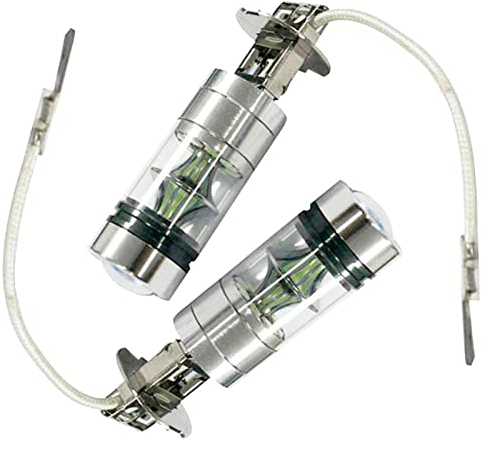 H3-2323-100W-8000K Ice Blue 2-Pack - Ice Blue LED Bulbs for Fog/Driving Lights