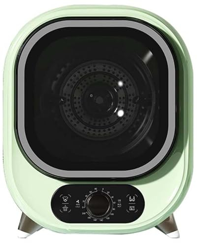 Secadora pequeña de caída, secador de caída de Condensador portátil, 5 kg de secador de Caza ventilado, Compacto, Mini secador de Giro, Capacidad de Carga de 0.8 kg