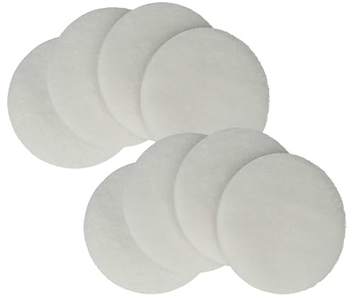 vhbw 8x Luftfilter G3 Ersatz für Junkers FSF160 für Lüfter | Badlüfter, Ventilator, Lüftungsgerät - Weiß