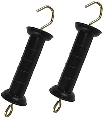 HOMSFOU 2pcs Insulated Fence Handles Plastic Gate Handle for Electric Fence Kit