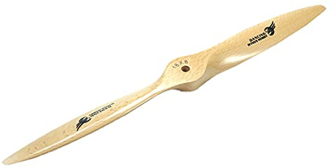 Dancing Wings Hobby 18x8 Holzpropeller aus Buchenholz für RC Flugzeug mit Nitro- und Benzinmotoren, 18 Zoll CCW Design