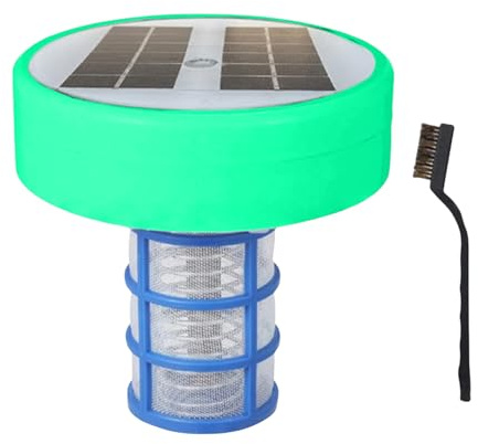 Ionizzatore Solare da Piscina Depuratore Galleggiante Solare con LED RGB