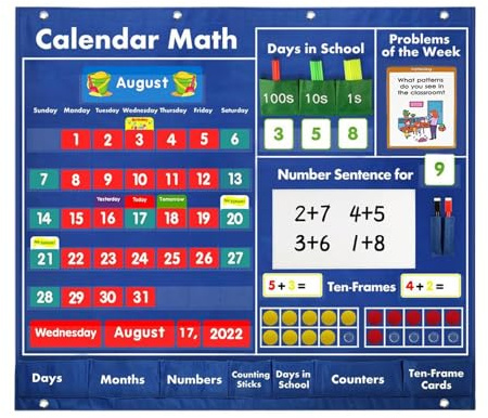 Taschendiagramme, tragbare Hilfsaktivitäten, tägliche mathematische Aktivitäten, für Kinder, Mädchen, Eltern, Urlaub, Klassenzimmer, Zuhause, Vorschule, Grundschule