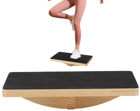 Wackelbrett,Anti-Rutsch Tragbar Trainer - Board Für Fußstabilität Und Knöchelstärkung | Für Zuhause, Büro, Fitnessstudio, Training, Workout, Männer, Frauen, Anfänger, Pilates,