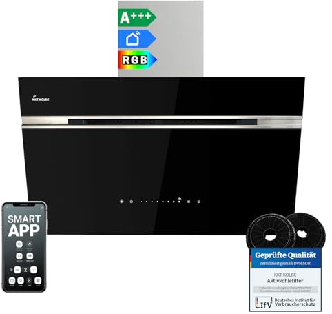 KKT KOLBE Cappa aspirante da parete AURORA8005SE, 80 cm, senza testa