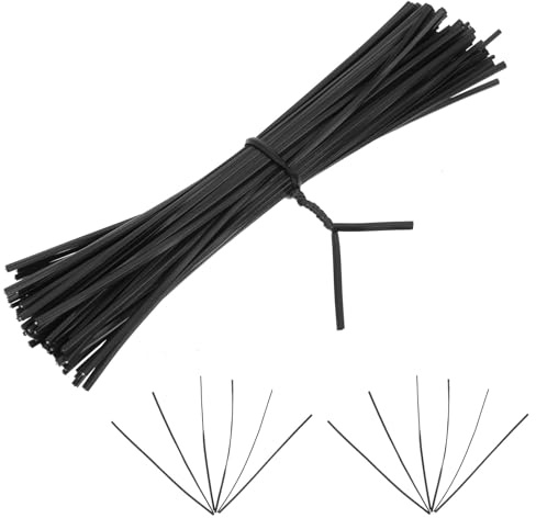 TEMPNAP Fascette Intrecciate in Filo di Ferro Zincato 12 CM, 1000 Pezzi per Giardinaggio, Utilizzate per Legare Muschio e Ghirlande, Accessori da Giardino Resistenti