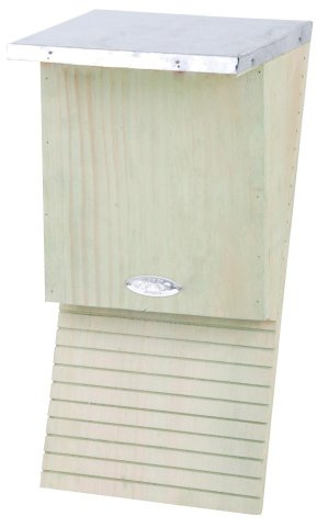 3 Stück Esschert Design Fledermauskasten, Fledermaushaus, ca. 18 cm x 17 cm x 39 cm