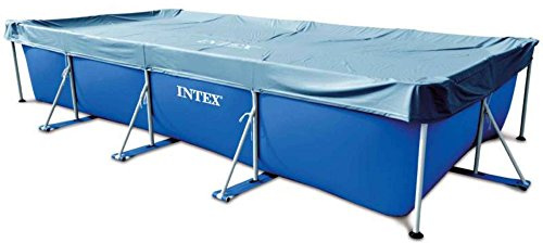 Intex rechteckige Abdeckplane für Pools, Schutzplane, ø 4,59 x 2,26 m