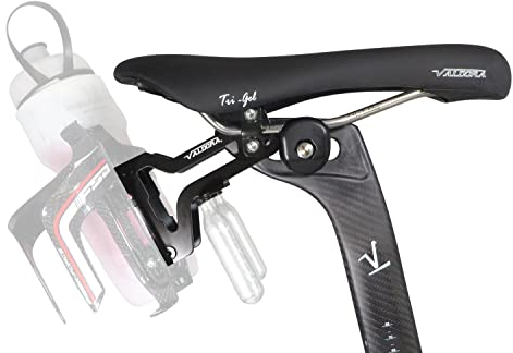 Triathlon Bike Accessories Under Saddle Bottle Holder Dual Water Bottle Cage Mount - Behind Seat Mount Only (Cages NOT Included)