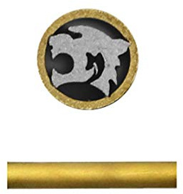 Mosaiknieten für Messergriff, Mosaikschraubennagel, Durchmesser 8 mm Jagdmesser, Verschlussstifte, Länge 4,5 cm (Tiger)