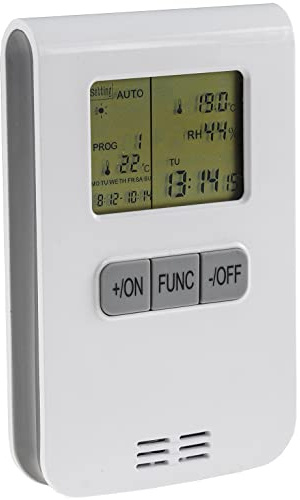 ChiliTec Pilota Casa Funk-Thermostat mit Display für Innenbereich | Funksender für Pilota Casa Funkempfänger, Digitale Steuerung, Für Heizung, Für Klimagerät