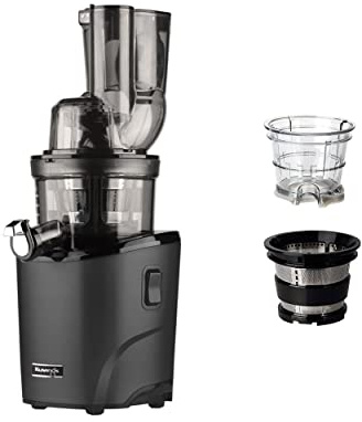 Kuvings - Extracteur de jus REVO830 + kit sorbet & smoothie - Double embouchure, Système de découpe automatique - Noir