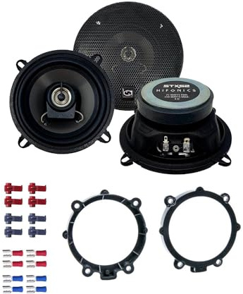 Auto Lautsprecher Boxen 13cm 2 Wege Koax 300 Watt Hifonics STX-52 passend für Mercedes Vito (W639) ab 2003 Türen Front