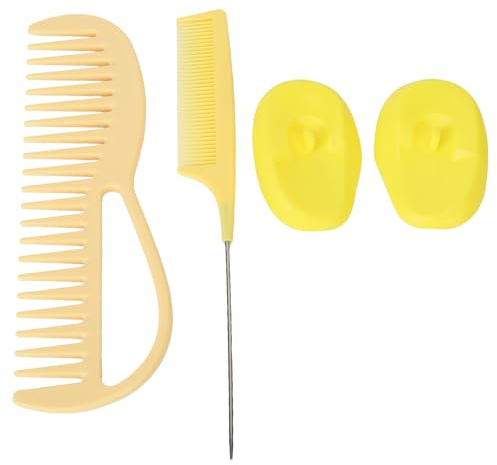 ANKROYU Kit De Coloration De Cheveux, Kit D'outils De Salon De Bricolage, Kit De Teinture Pour Cheveux, Bol De Teinture Pour Cheveux, Brosse De Teinture En Silicone, Peigne De Couleur De Cheveux, Ense
