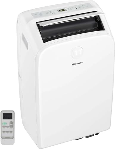 Hisense (Refurbished) AP55023HR1GD Smart 8,000 BTU Dual Hose Portable Air Conditioner with Heat Pump (Renewed)