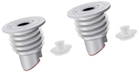 Pack of 2 Not Odor Washing Machine Drain Hose Seal Rings Floor Pipe Plugs Sewer Pipe Seal Rings Covers for House