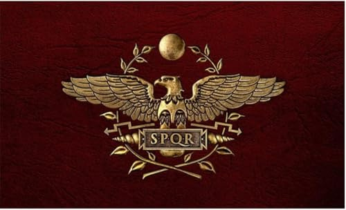 Flagge SPQR Römisches Reich Kaiseradler 150 x 90 cm braun