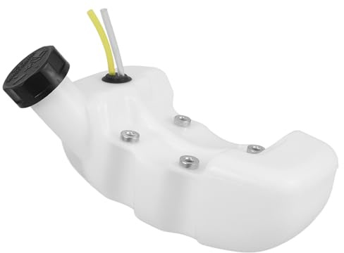 Homoyoyo Serbatoio Benzina Plastica Alta Densità per Tagliaerba e Decespugliatore Piccolo Serbatoio Carburante Resistente per Motori Due Tempi Ricambio Facile da Installare per Attrezzi da