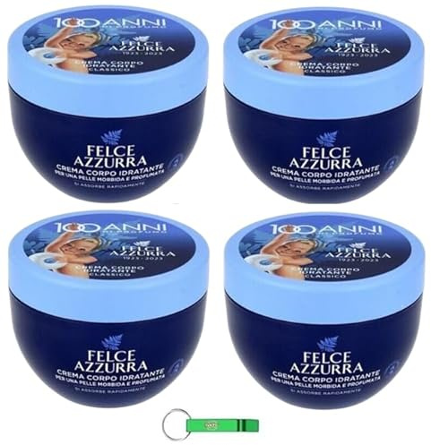 Felce Azzurra Crema Corpo Idratante Crema Corpo Idratante 250ml + Portachiavi Beni Culinari