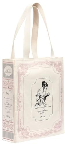 moses. Leselust-Shopper Classics, Tragetasche in Buchform, aus 100% Baumwolle, Große Büchertasche mit Buch-Motiv