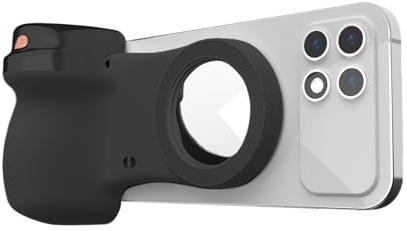Mango magnético para cámara | Mango giratorio inalámbrico para selfie – Mango para selfie para teléfono móvil como accesorio – para grabación de vídeo, deportes al aire libre y aventura camping