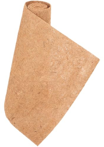 TOPPERFUN Alfombra de Fibra de Palma de Coco Natural para Terrario de Mascotas, Reutilizable y Cortable, Adecuado para Reptiles y Tortugas en Cajas de Cría